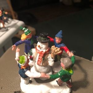 Lemax figures snowman